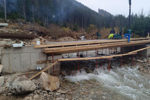 výstavba lesnej cesty Nižné Šúlkovo 2025