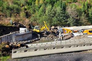 výstavba lesnej cesty Nižné Šúlkovo 2025